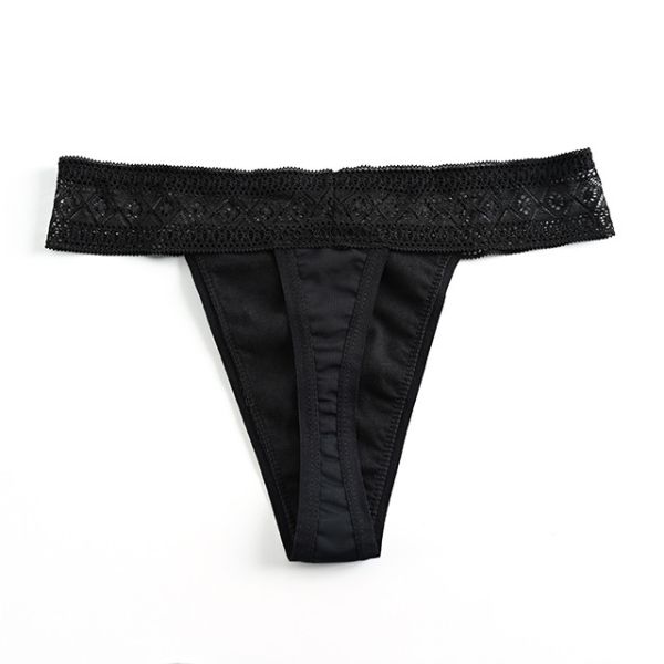 Lace Knitted Leak Proof Period Underwear Mid-Rise Sexy Women Panties