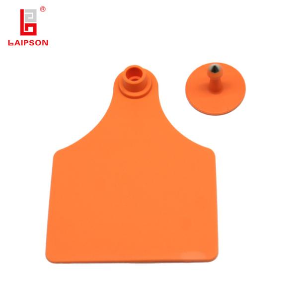 100mm Large Size Visual Tpu Marked Identification Ear Tag With Printing Numbers For Cattle Cow Horse