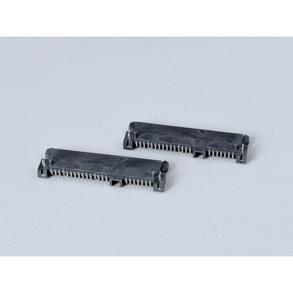 SATA 22P Female Connector | Pin SMT PCB Terminal Connector | G/F Gold-Plated Electrical Signal Connector for Server, Automotive, Wire Cable & Power Transmission