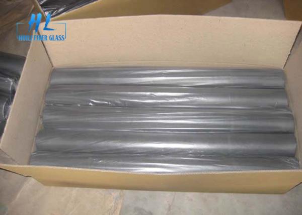 Plain Woven Fiberglass Fly Screen Mesh , Bending - Resistant Fiberglass Mosquito Net