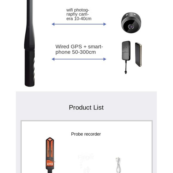 Compact Portable Mobile Phone Signal Detector Anti Positioning Anti Eavesdropping Monitoring