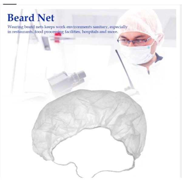 Envases de barbas desechables de PP no tejido 45x20cm 100pcs