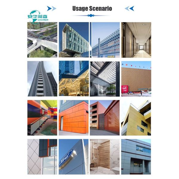 Дом Строительство Мрамор ACP 1220x2440 мм Строительные материалы Алюминиевый композитный лист