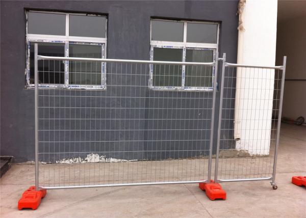 Removable Construction Security Fencing Panels AS4687 supplied 2.1m*2.5m OD35mm tubing x thick 1.8mm wall thick