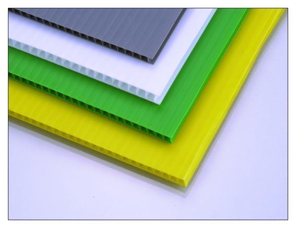 PC PP PE Cross Section Hollow Plastic Sheet Extrusion Lines