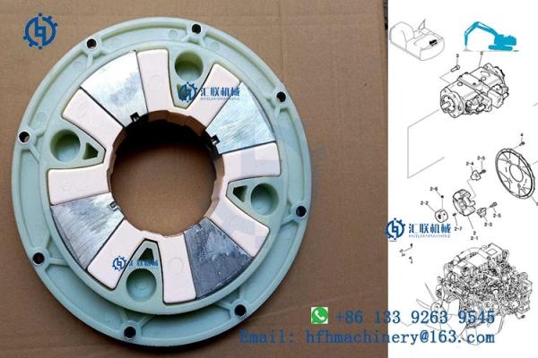 Doosan DX380 Excavator Engine Drive Coupling A8VO200 Power Transmission