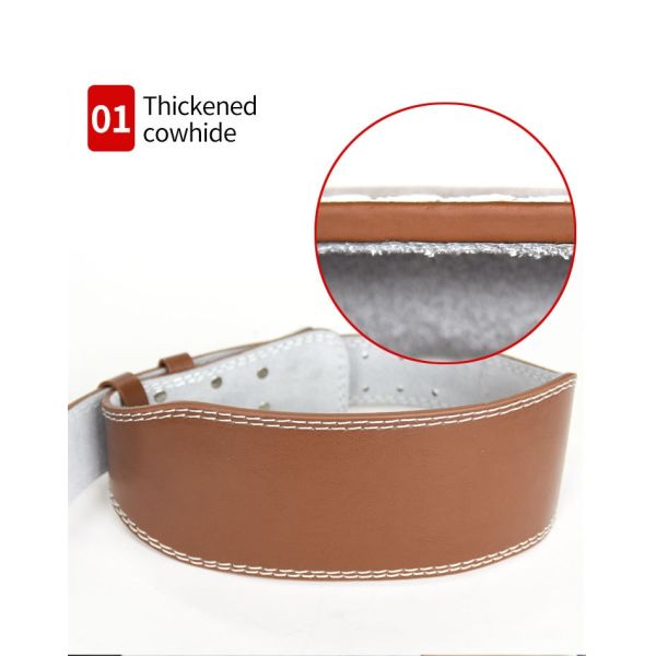 Heavy Duty Workout Boxing Gym Equipments Weight Lifting PU Leather Gym Belt