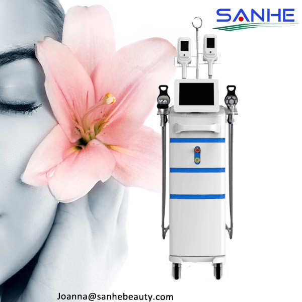 Cryo handles cool tech fat freezing weight loss vacuum machine