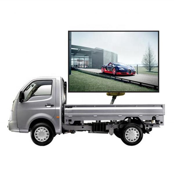 Full Color Outdoor Advertising Car LED Display Screen , P10mm Video Wall Panels