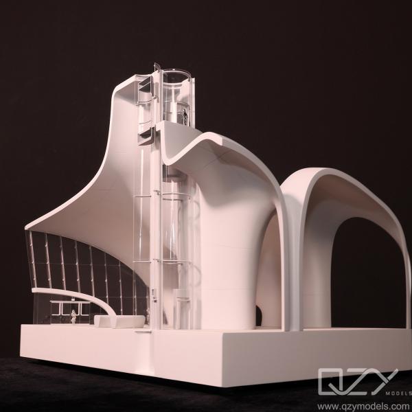 1/50 Modelo de Arquitetura Monocromática MAD Museu Lucas Custom