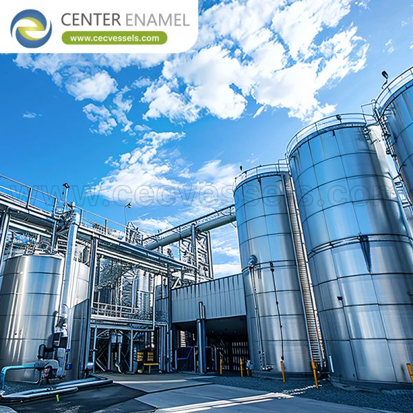 High Temperature Resistant Agitator Reactor Glass Fused Steel Lining for Latex Production