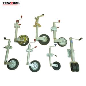 Roda Jockey para reboque de serviço pesado de borracha 10 polegadas Roda jockey