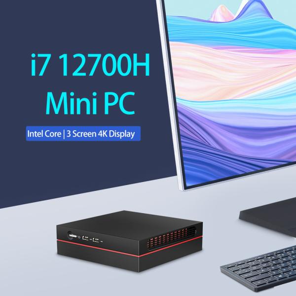 Intel Core I9 12900HK Mini PC DDR4 con tarjeta gráfica discreta LAN única HDMI doble
