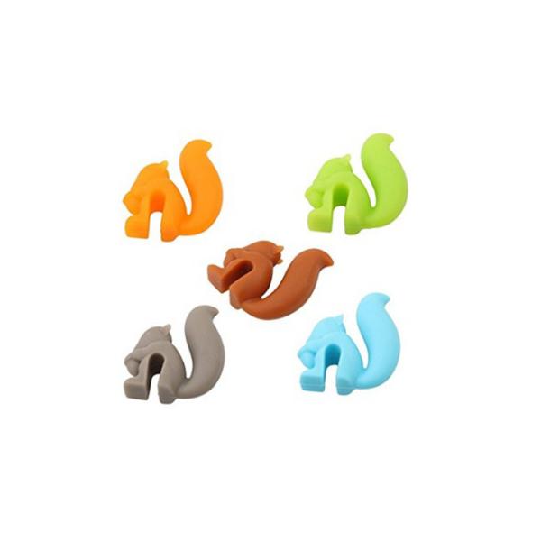 Novetely Drinking Glass Markers , Suction Glass Markers 3.5cm*2.5cm*1.5cm
