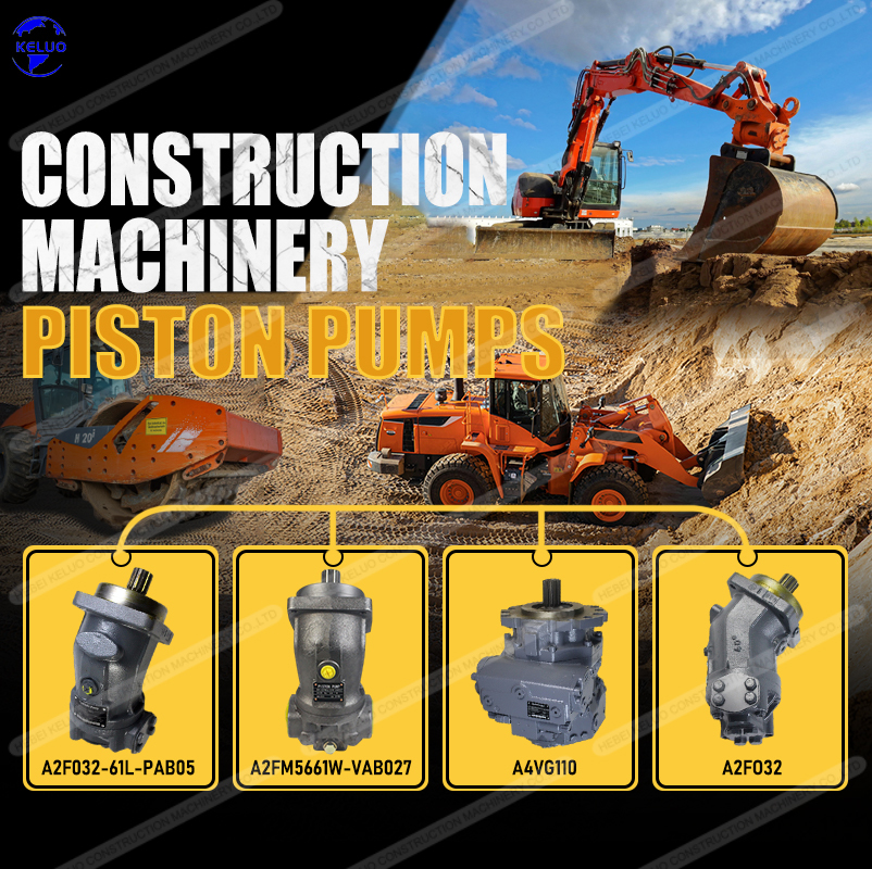 KYB PSV2-55T Tandem Hydraulic Piston Pump Aftermarket Repair Part For Construction Machinery