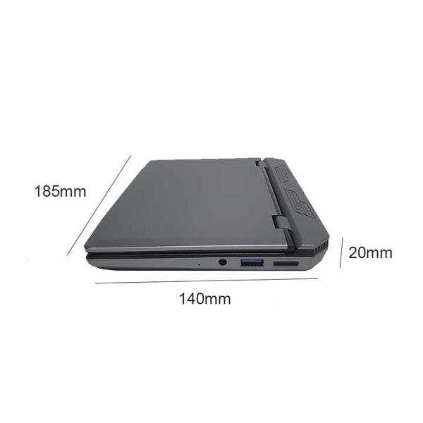 A7 laptops computer 7 inch cheap dual core double screen mini laptop intel J4125 DDR4 12G hard drive 256G laptop gaming netbook