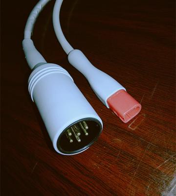 Datascope GE Marquette BP Cable Round 6 Pin To 5 Pin Grey Color Adaptor 3M Length