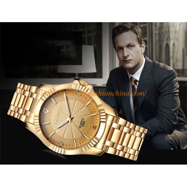 050A Stainless Steel Watch Black White Gold Watch Golden Watch Luxury Watch Gift Watches