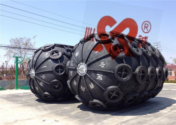 ISO17357 Approved Yokohama Rubber Fender , Inflatable Fenders For Boats