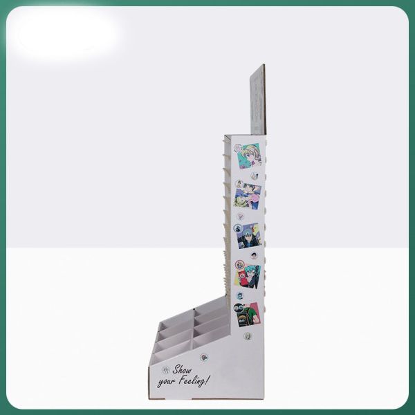 Custom Logo Biodegradable Cardboard Paper Shelving for Point of Purchase Displays