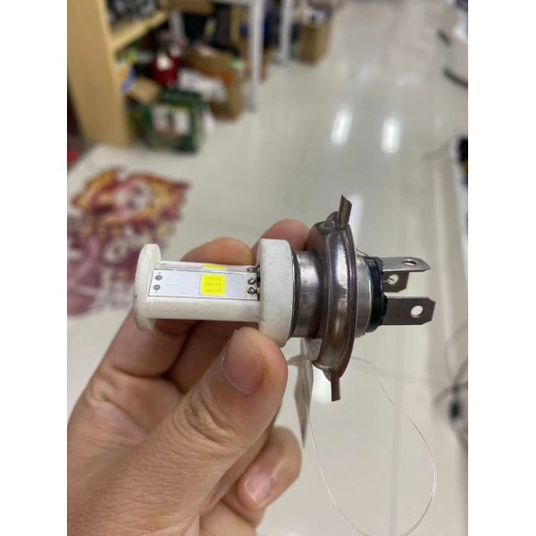 12v H4 H6 BA20D White Color Metal LED Motorbike Interior Bulb For Honda Suzuki