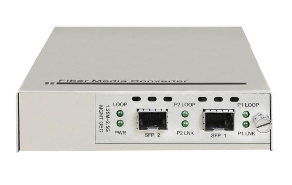 125M - 2.5G Optical Electrical Optical Converter Network Management 1R