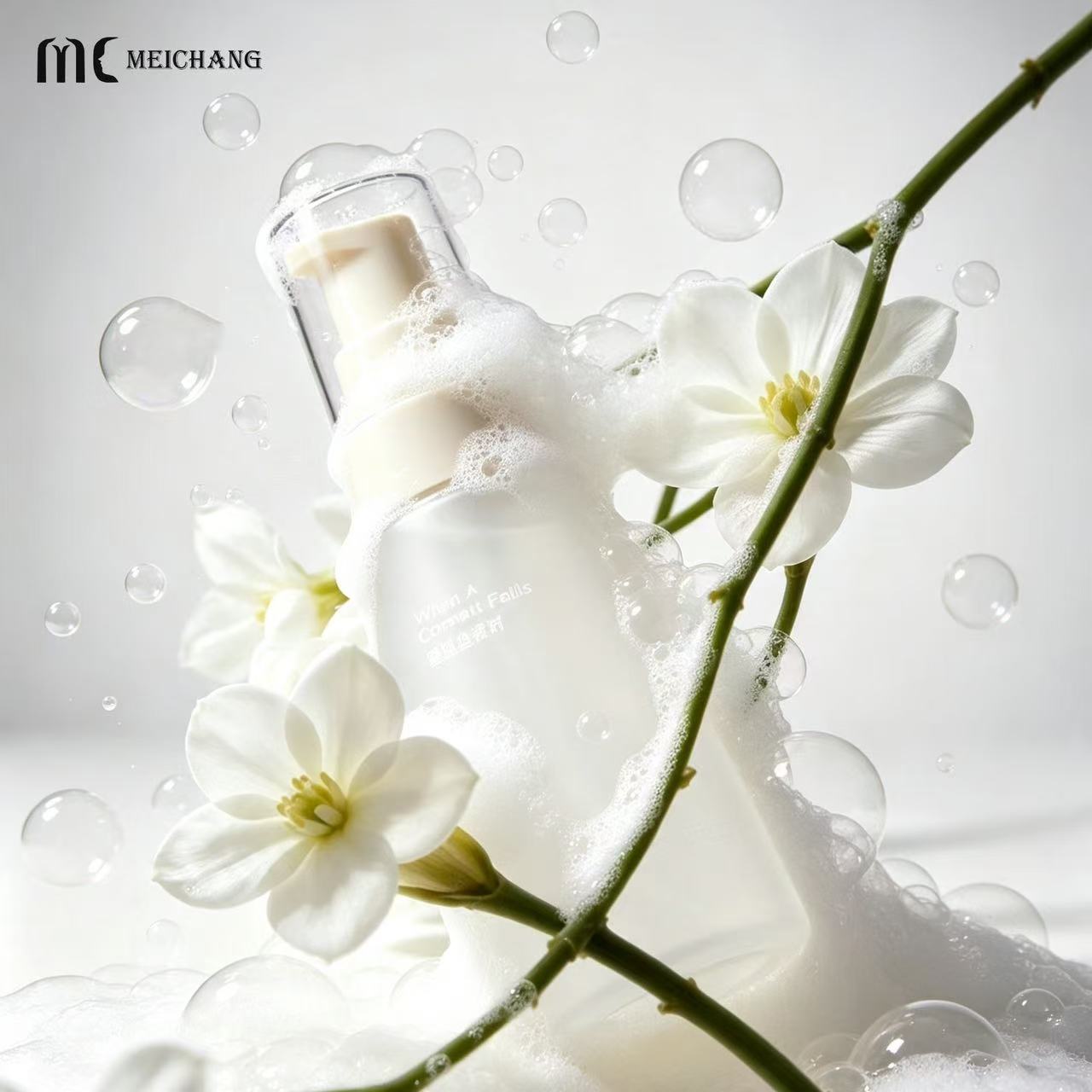 180ml PET Foaming Pump Bottle for Personal Care Packaging(MC-1809)