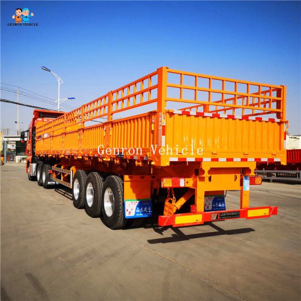 подвес бортового Tipper 50T Semi трейлера 3 цапфы трейлера Semi механический