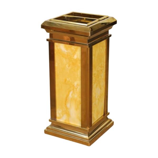 Hot Selling High Quality Trash Can Rectangular Office Hotel Home Stainless Steel Garbage Can Trash Can with Lid