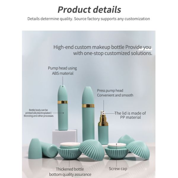 10g 30g 50g 50ml 100ml Luxury Skincare Bottles Industrial Cosmetic Acrylic Jar Packaging