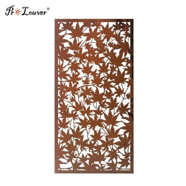 Exterior Decorative CNC Laser Cut Metal Screen Panel Customized Design