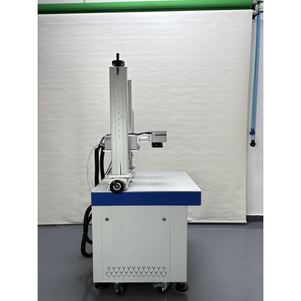 UV Dual-head Laser Marking Machine with Dual-station Synchronization and UV Cold Light for Damage-free Engraving on Plastic, Metal, and Glass