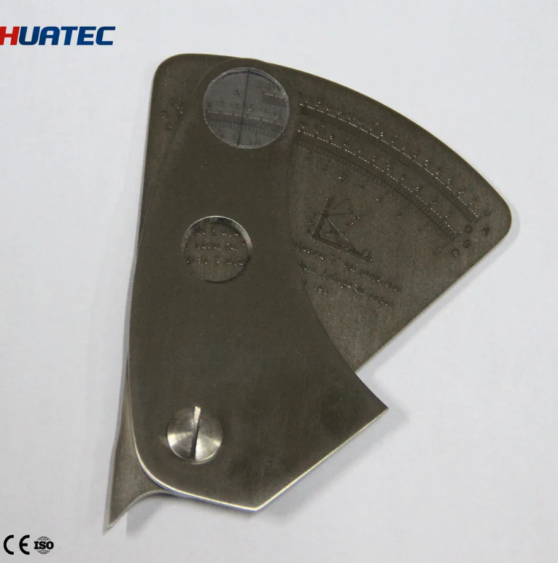 Portable Multi-Function Fan Shape Welding Gauge for Fillet, Undercut and Gap Measurement