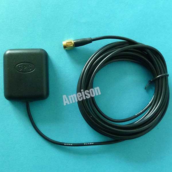 SMA Male Connector Magnetic Mount RG174 3M cable 5dBi glonass for ipad mini gps antenna