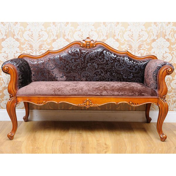 Velvet Fabric Fireproof Cotton Royal Wooden Luxury Sofa For Small Living Room 45kg/Cbm