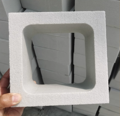 Very lightweight Foamed Ceramic Hollow Brick Facade Panels Wall Block