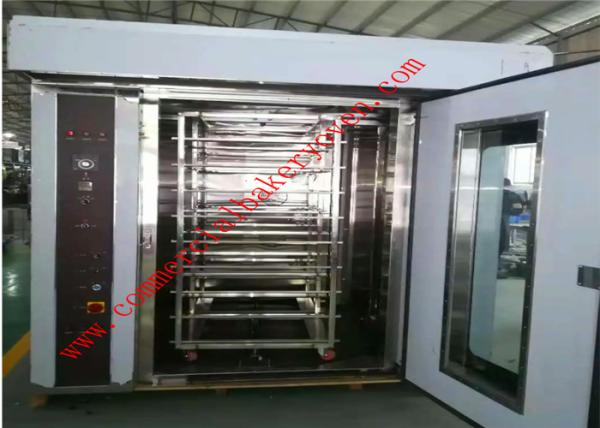 Philippines Style Bakery Rack Oven For Bread , Bakery Rotary Diesel Oven