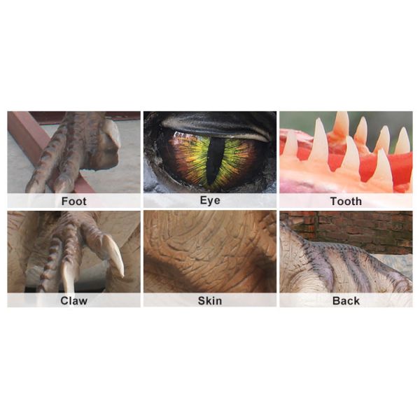 Sun Proof Realistic Animatronic Dinosaur , Life Size Simulation Pterosaur