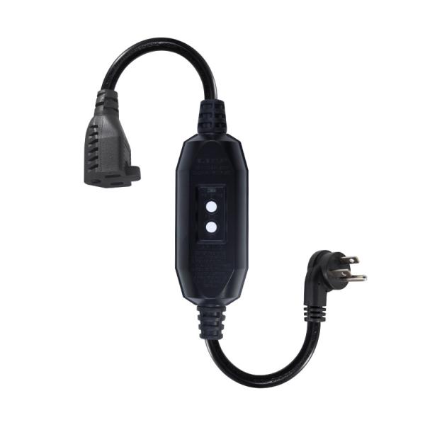 NEMA 5-15P - GFCIサージプロテクタ電源コード 20A 6口