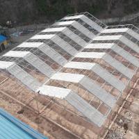 Estrutura de aço galvanizado a quente Estufas retráteis para o cultivo de tomate 20-200m de comprimento