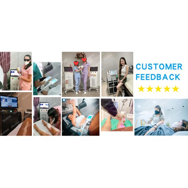 Weifang Huamei 4 Wavelength 755 808 1064nm Diode Laser Hair Removal Titanium ICE Laser
