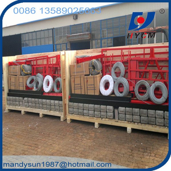 ZLP800 Suspended Cradle 630kg Rated Load Building Cleaning Equipment Swing Stage for Sale