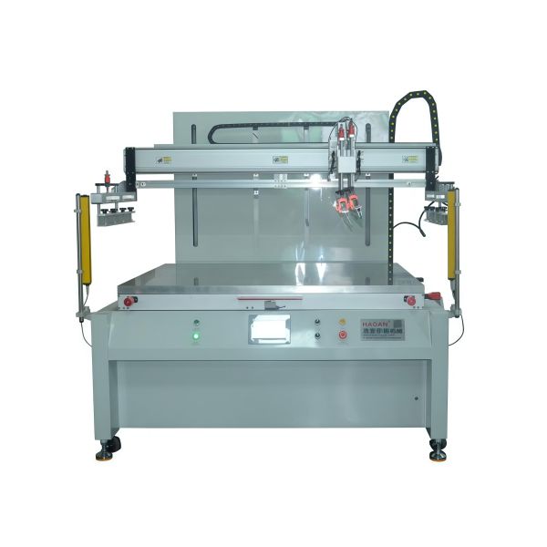 Universal Semi Automatic Flat Bed Screen Printer For Electronics Plastics Printing