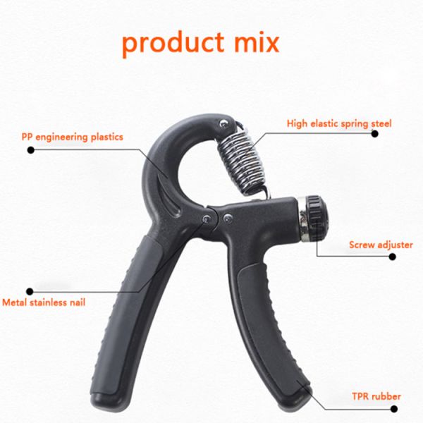 60kg Hand Grip Strengthener Finger Exerciser Grip Strength Trainer New Material Forearm Grip Workout