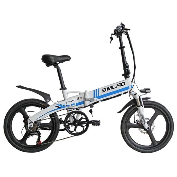 Smlro Electric Bike 20in 19MPH Max Speed 6061Alu Frame With 350W Motor