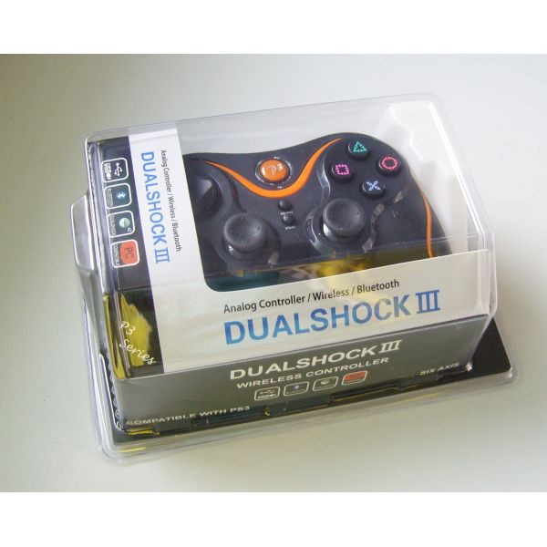 Spray adhesive technology, anti-perspiration, feel soft and smooth PS3 Controller