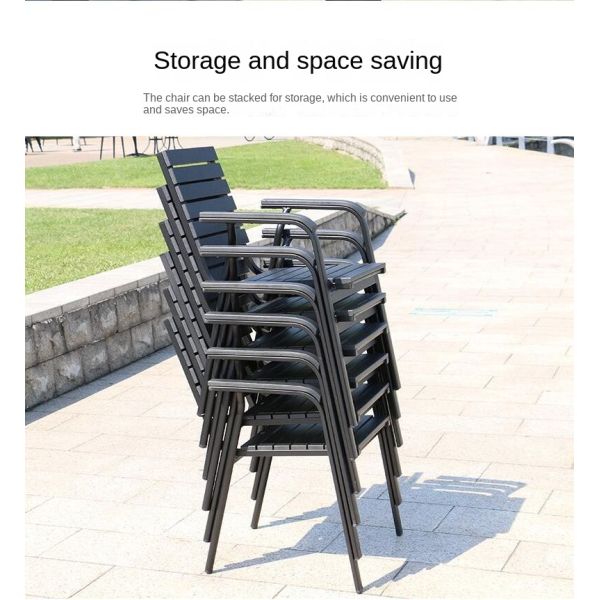 Tea Break / Coffee Time / Eating Plastic Wood Outdoor Dining Sets