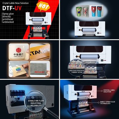 EPSON F1080 UV DTF Sticker Printer A3 Cup Pen Wraps Logo Transfer Machine
