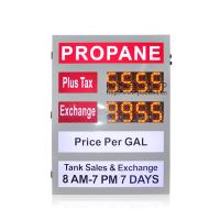 Affichage mené polychrome de publicité extérieure de signe coloré de gaz 2 ans de garantie