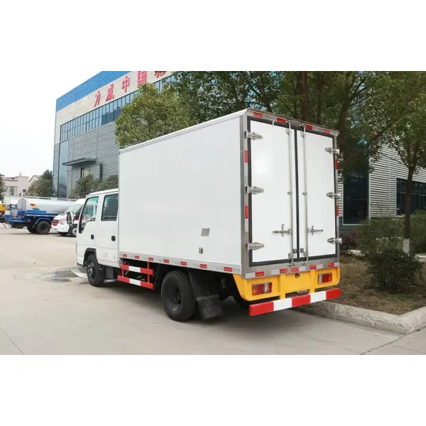 Double Row ISuzu Freezer Truck , Refrigerator Van Truck 3tons 4tons 5tons